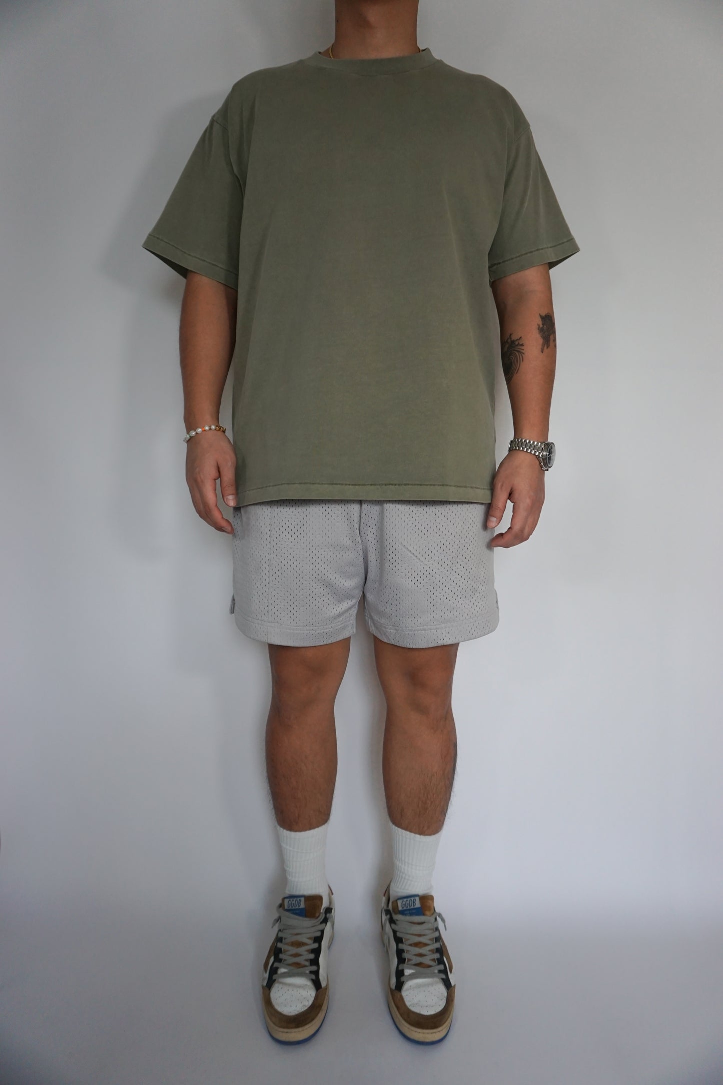 Vintage Style Army Green T-Shirt