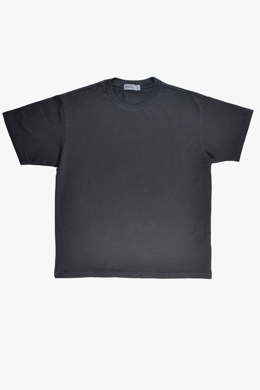 Vintage Style Washed Black T-Shirt